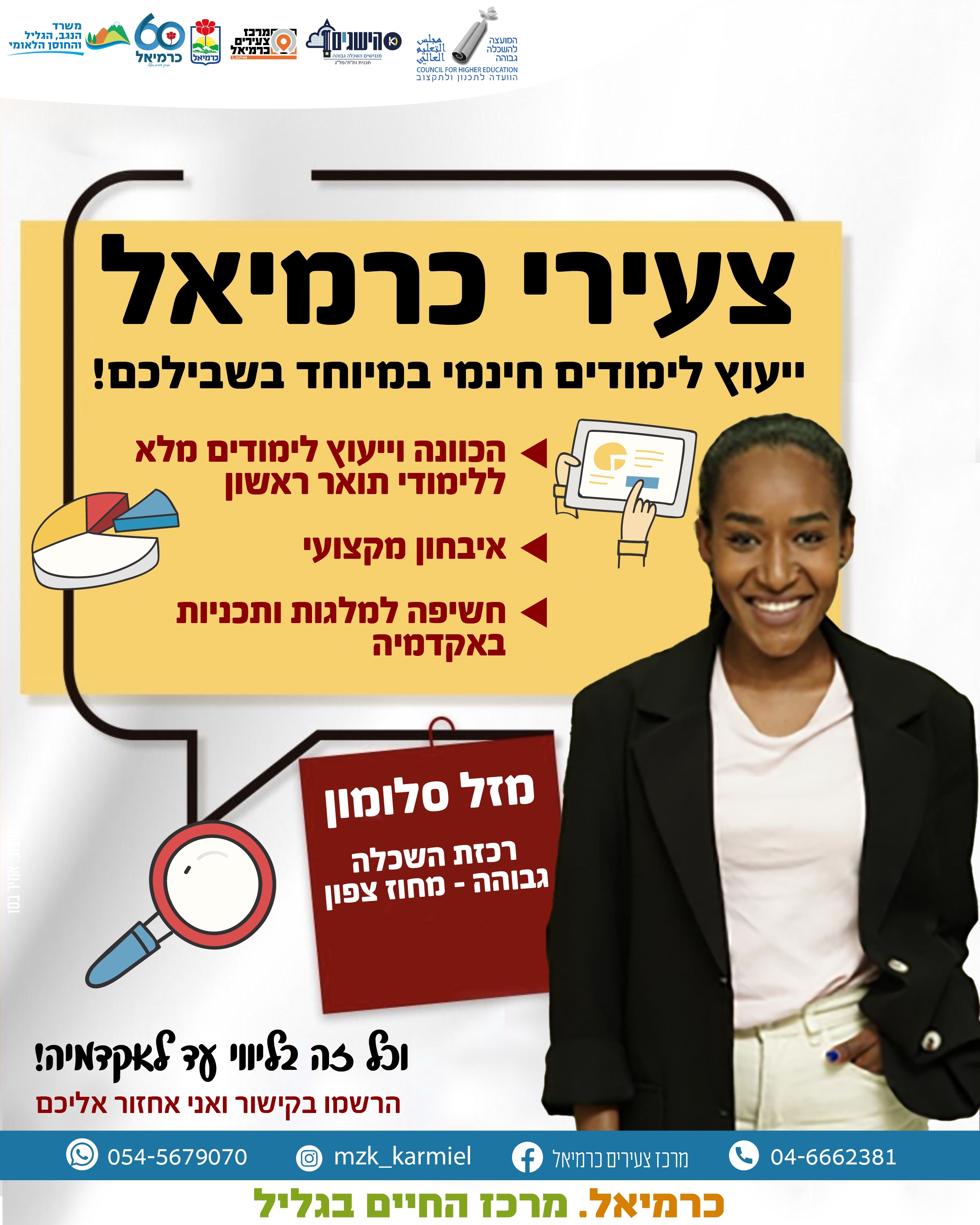 ייעוץ לימודים עם מזל 