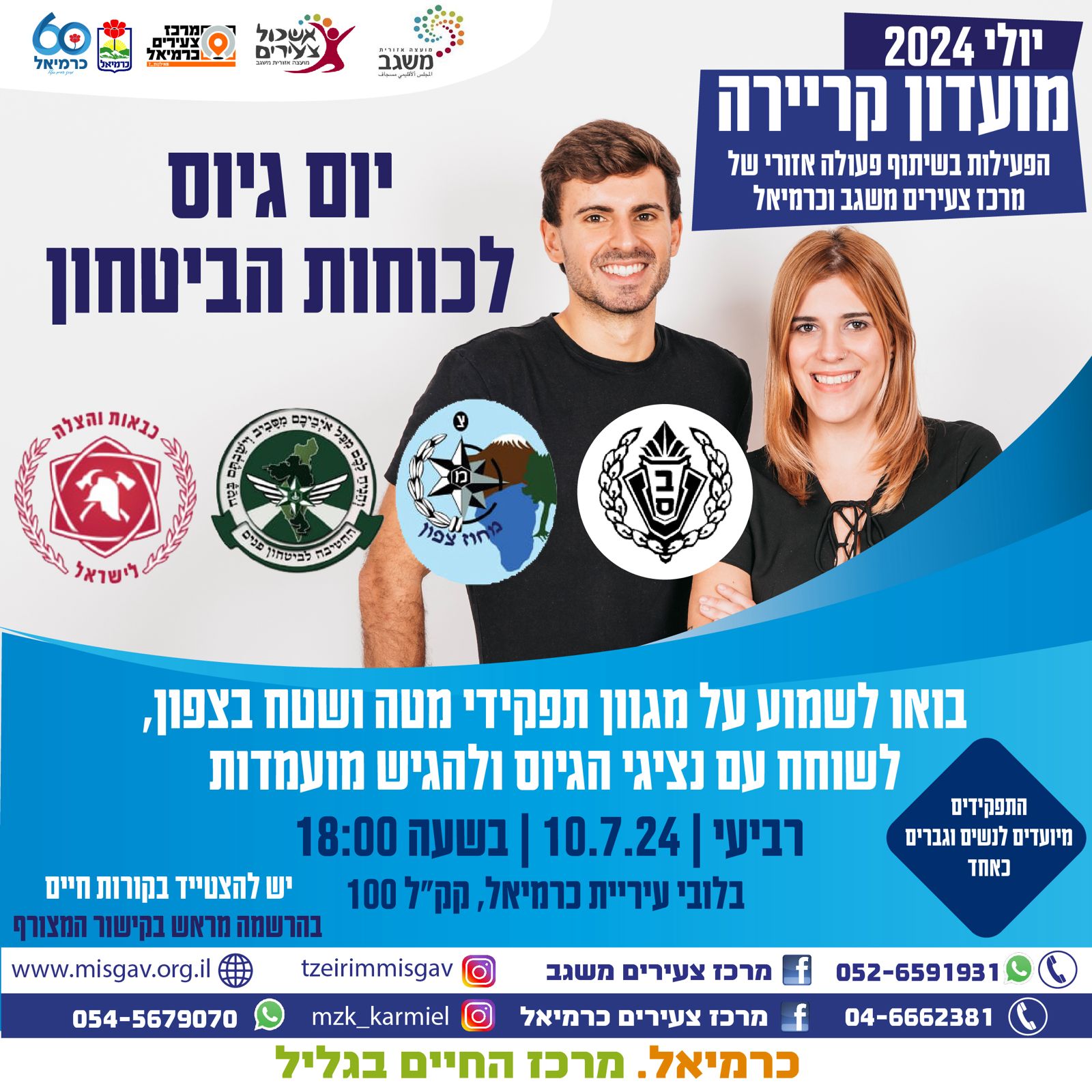 יום גיוס לכוחות הביטחון 10.7.24