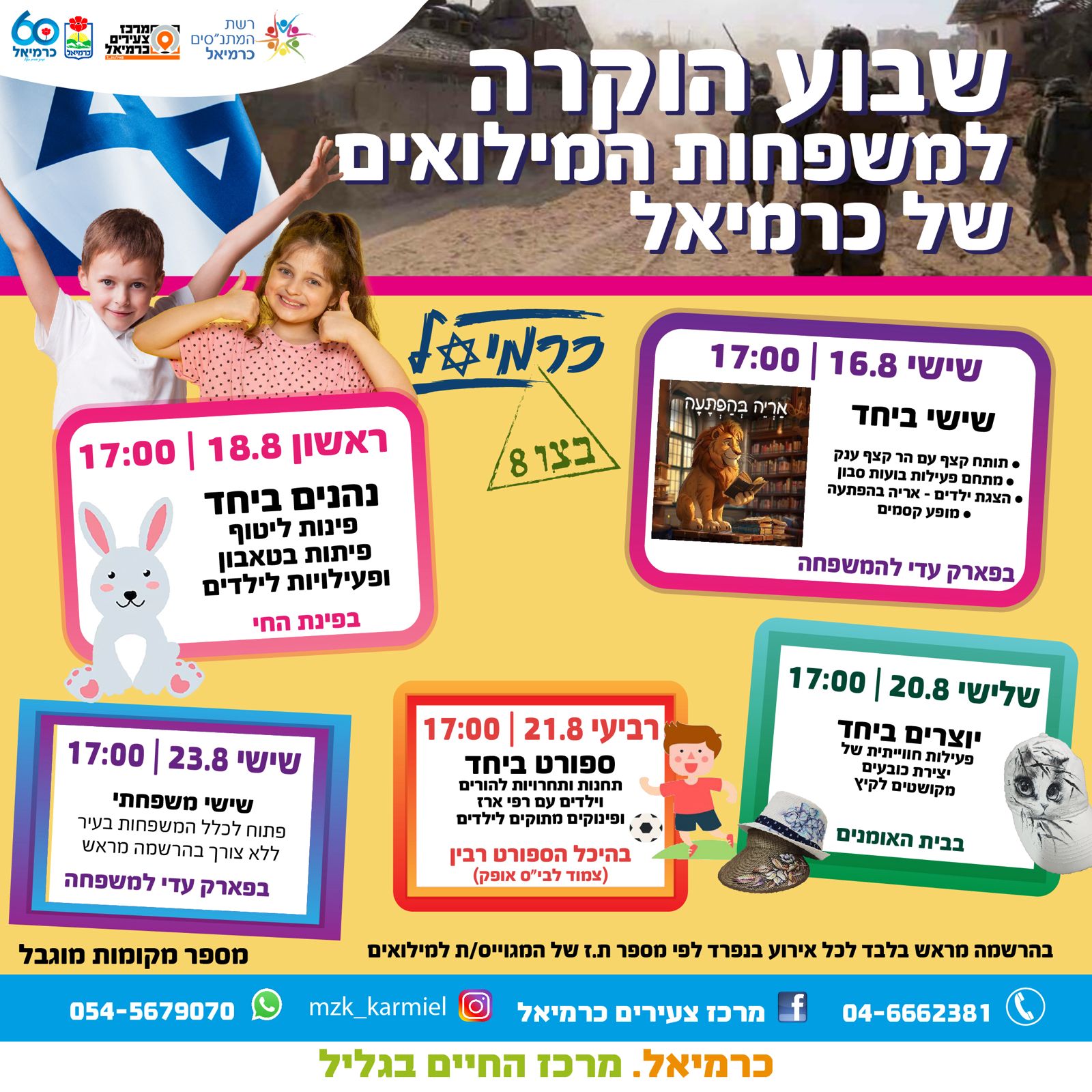 שבוע הוקרה למשפחות המילואים של כרמיאל